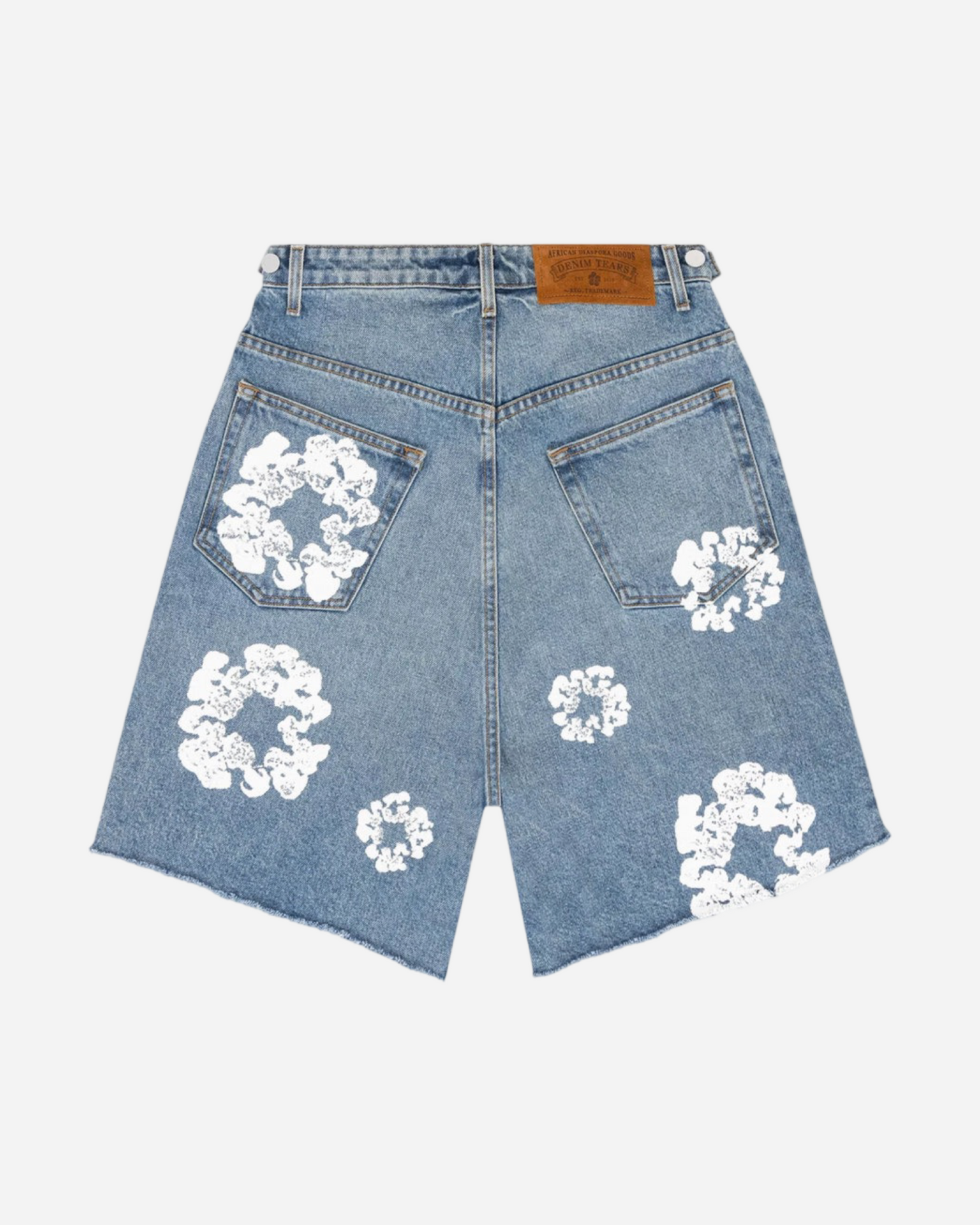 Denim Tears Cotton Wreath Jean Short ‘Light Wash’