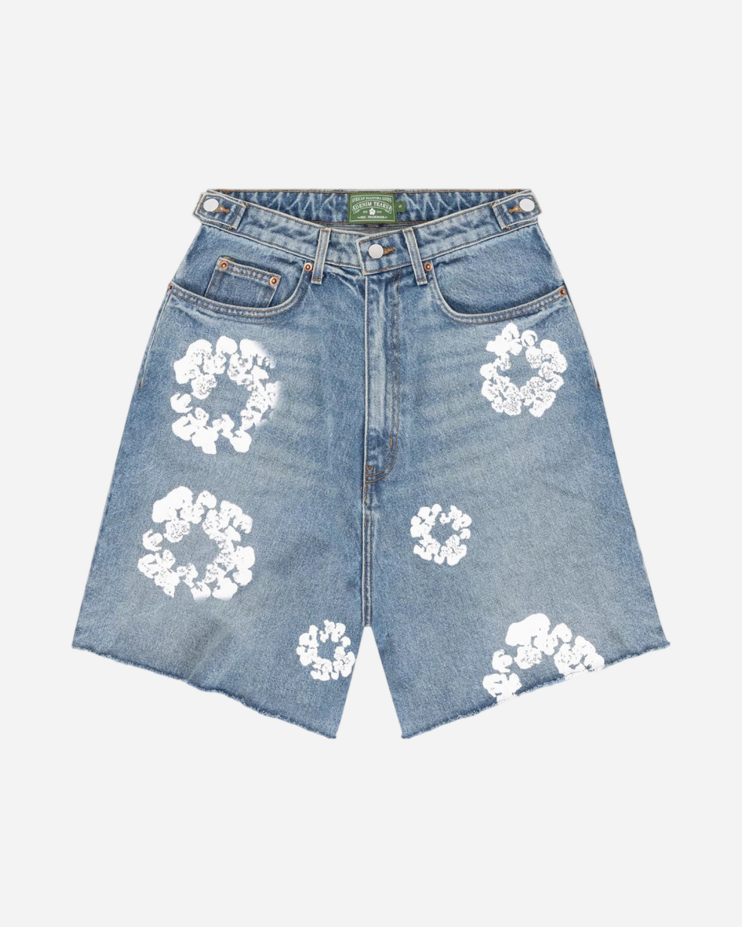 Denim Tears Cotton Wreath Jean Short ‘Light Wash’