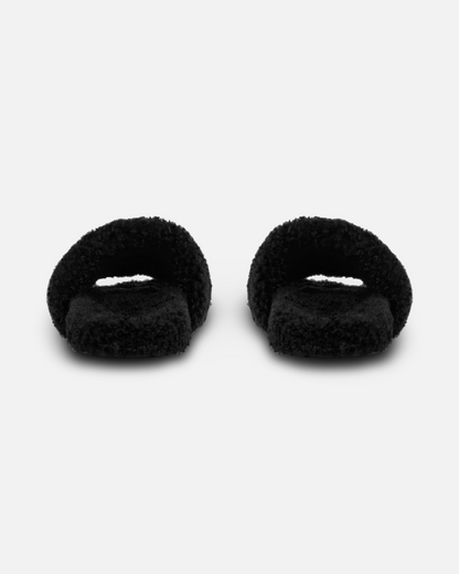 Balenciaga Political Campaign Furry Slide Sandal