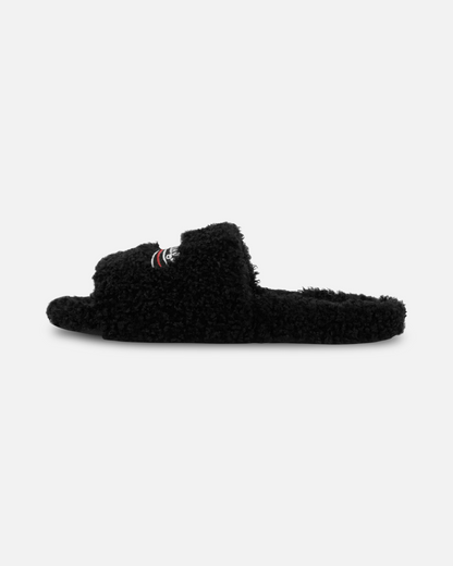 Balenciaga Political Campaign Furry Slide Sandal