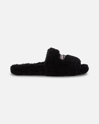 Balenciaga Political Campaign Furry Slide Sandal