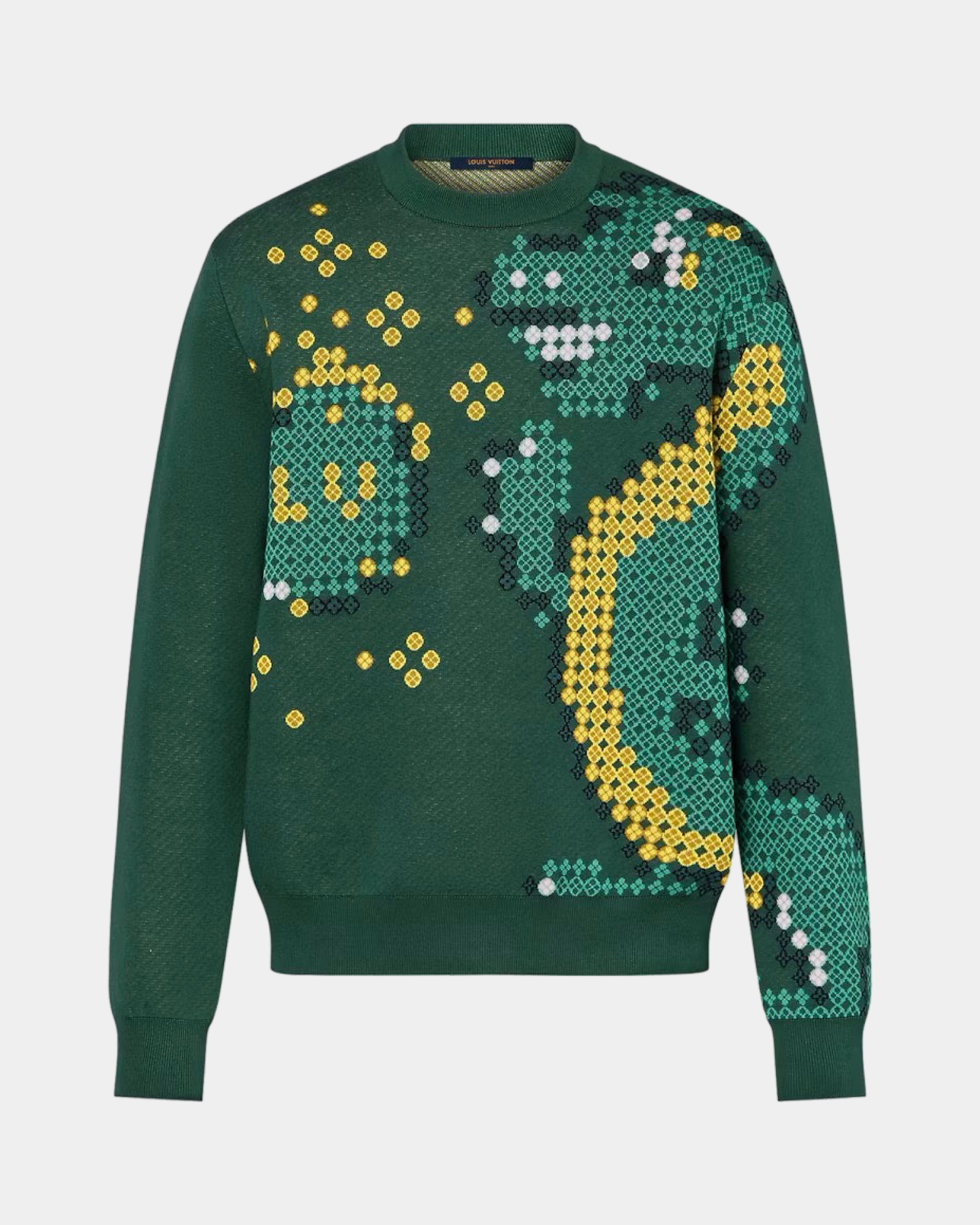 Louis Vuitton Cotton Jacquard Crewneck - Creps City
