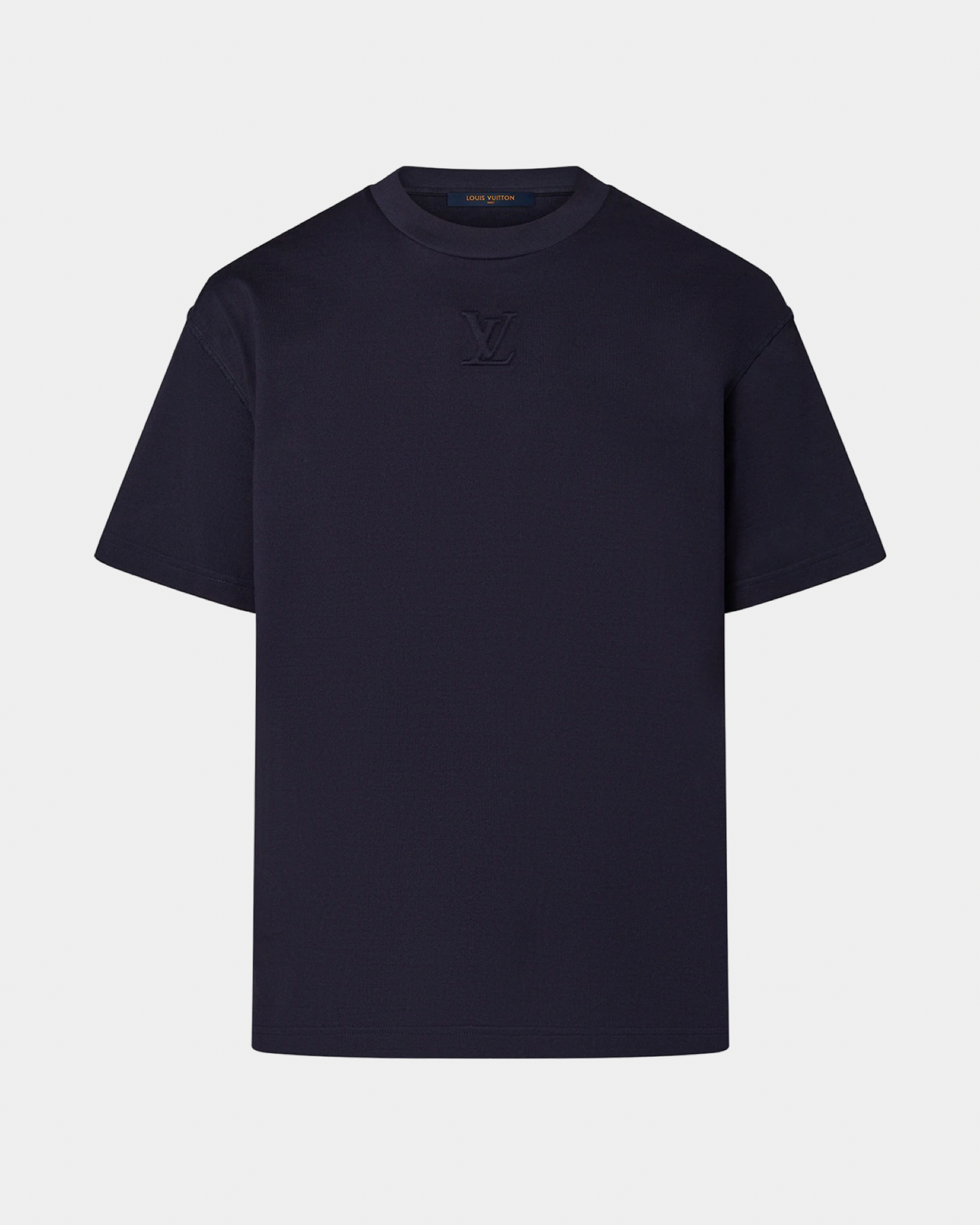 Louis Vuitton Embossed Lv Cotton T-Shirt Corbeau - Creps City