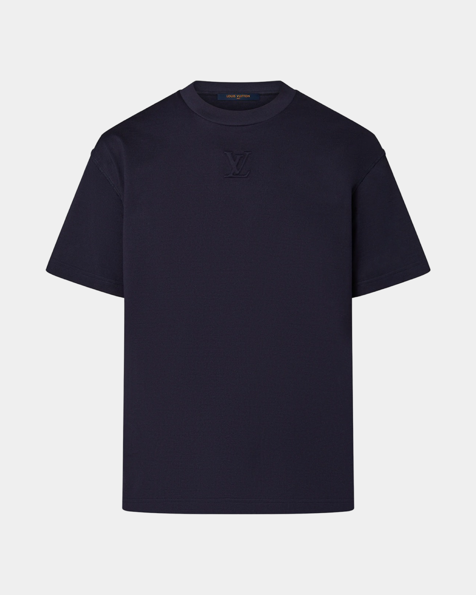 Louis Vuitton Embossed Lv Cotton T-Shirt Corbeau - Creps City