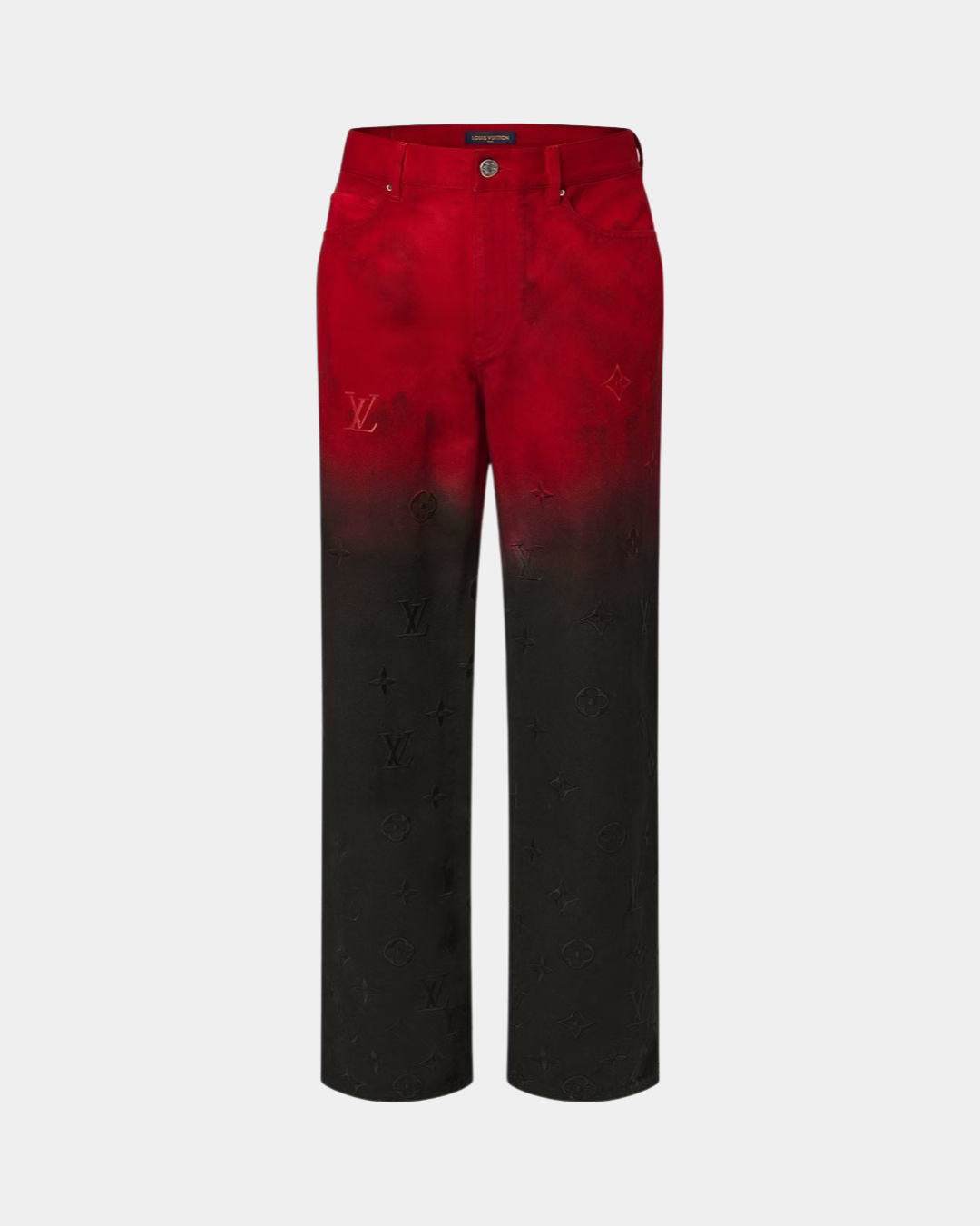 Louis Vuitton Embroidered Denim Pants - Creps City