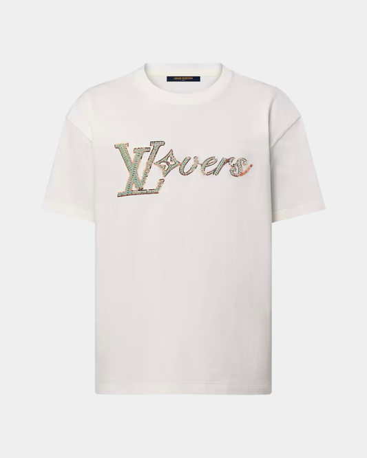 Louis Vuitton Embroidered Short-Sleeved T-Shirt - Creps City