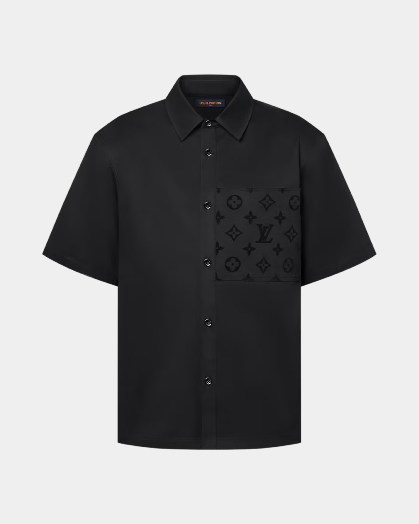 Louis Vuitton Flocked Short-Sleeved Cotton Shirt - Creps City