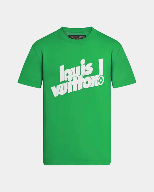 Louis Vuitton Knitted Everyday Crew-Neck T-Shirt Green - Creps City