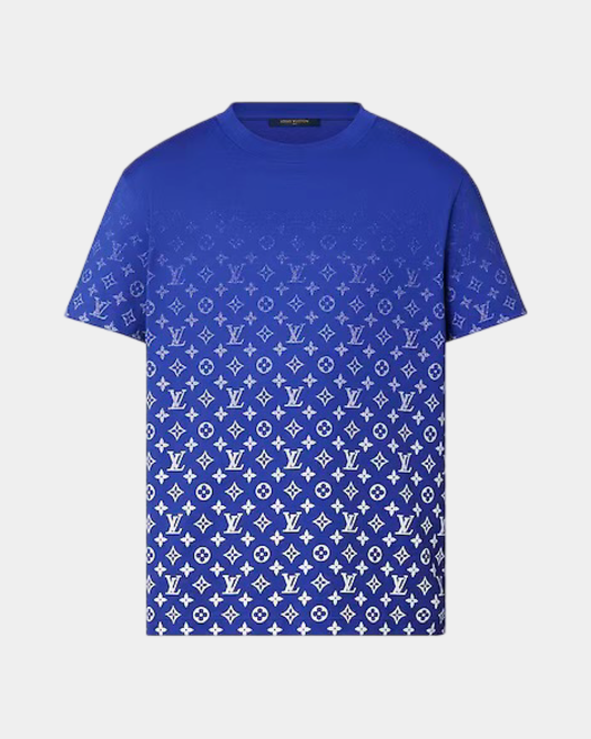 Louis Vuitton LVSE Monogram Gradient T-Shirt Blue - Creps City