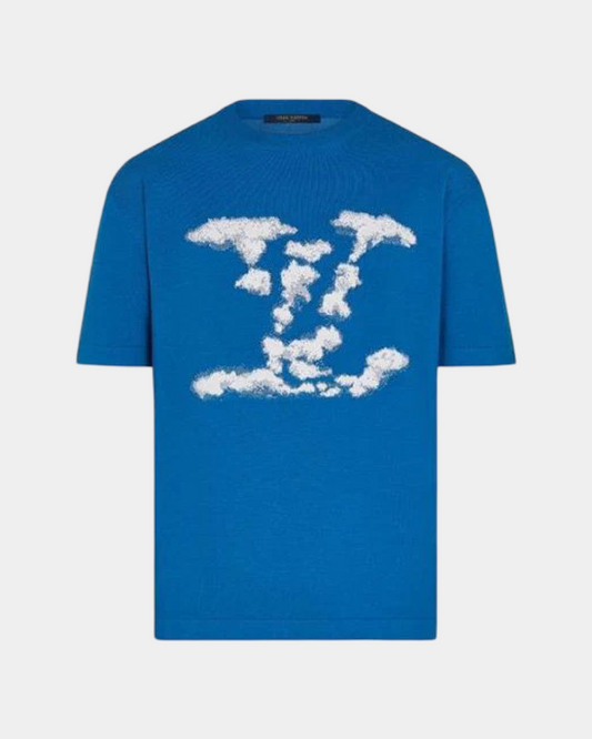 Louis Vuitton LV Jacquard With Cloud Pattern T-Shirt - Creps City