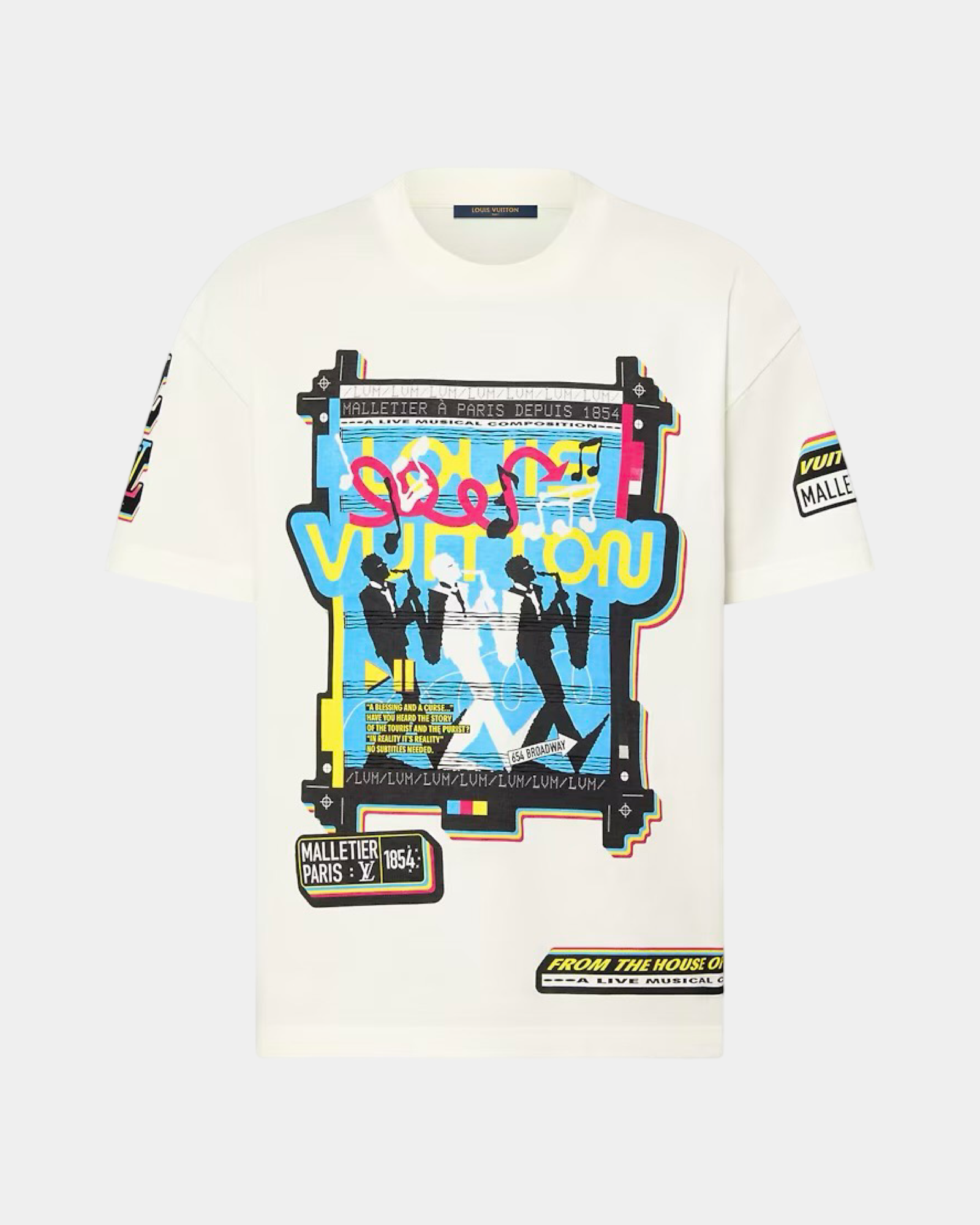 Louis Vuitton LV Jazz Flyers Short-Sleeved T-Shirt - Creps City