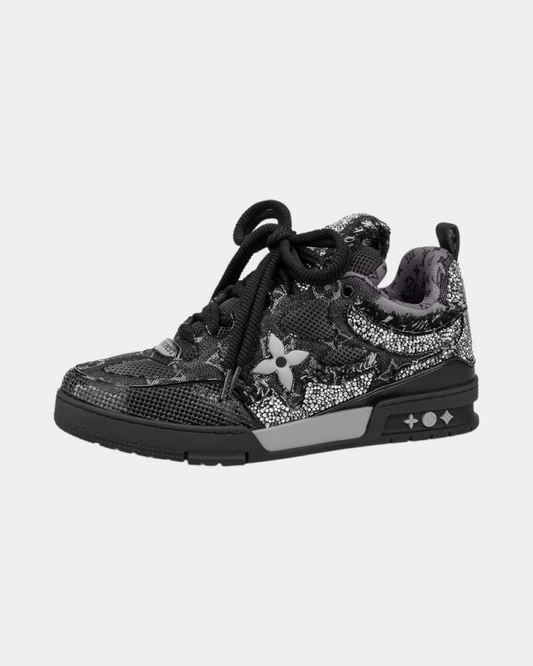 Louis Vuitton LV Skate Sneaker 'Black Swarovski' - Creps City