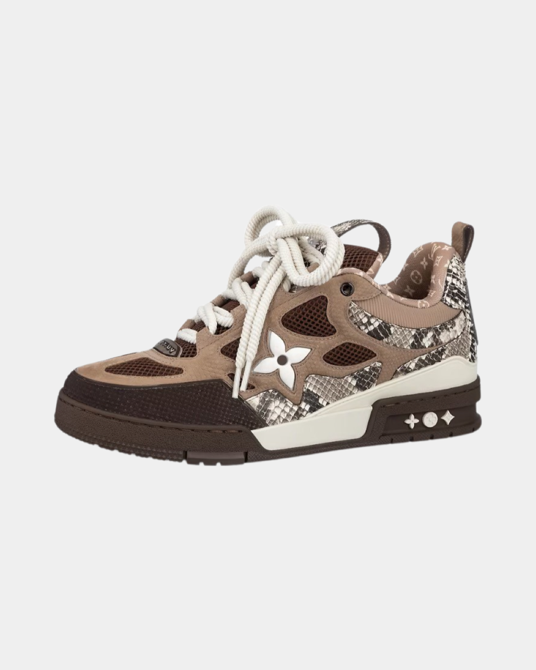 Louis Vuitton LV Skate Sneaker 'Brown Snakeskin' - Creps City
