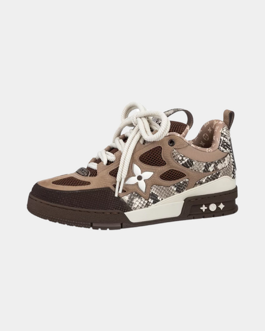 Louis Vuitton LV Skate Sneaker 'Brown Snakeskin' - Creps City