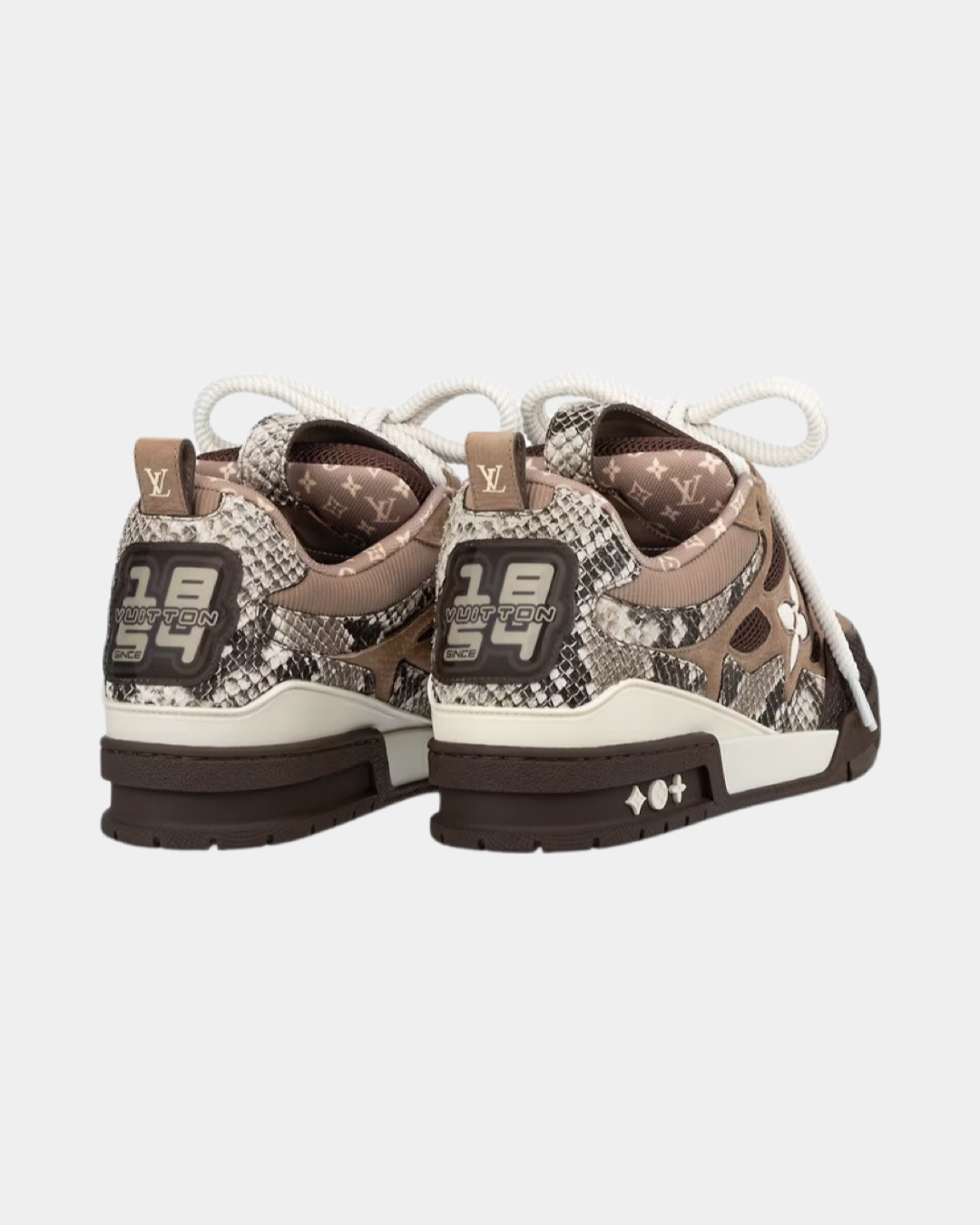 Louis Vuitton LV Skate Sneaker 'Brown Snakeskin' - Creps City