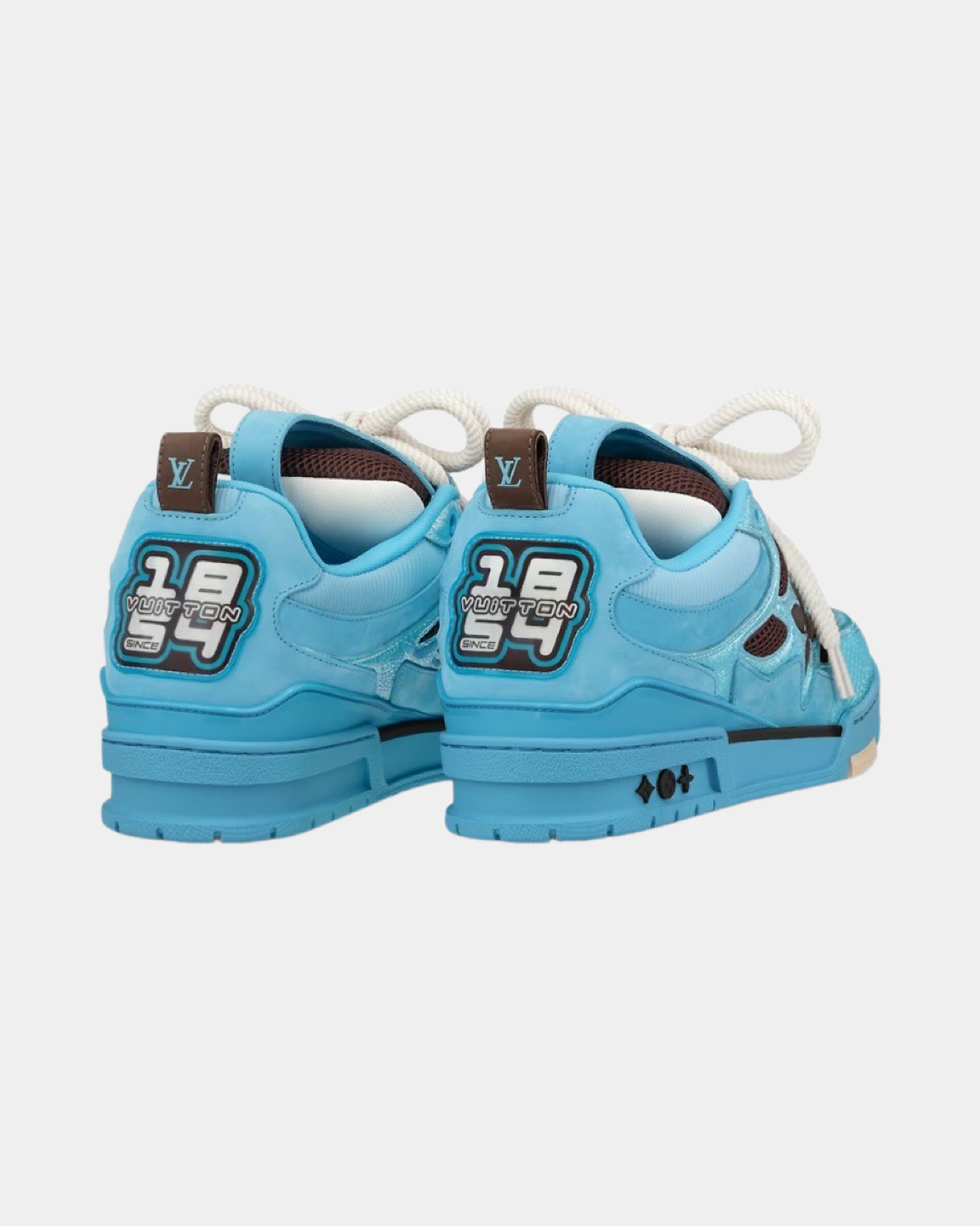 Louis Vuitton LV Sneaker 'Blue Brown' - Creps City