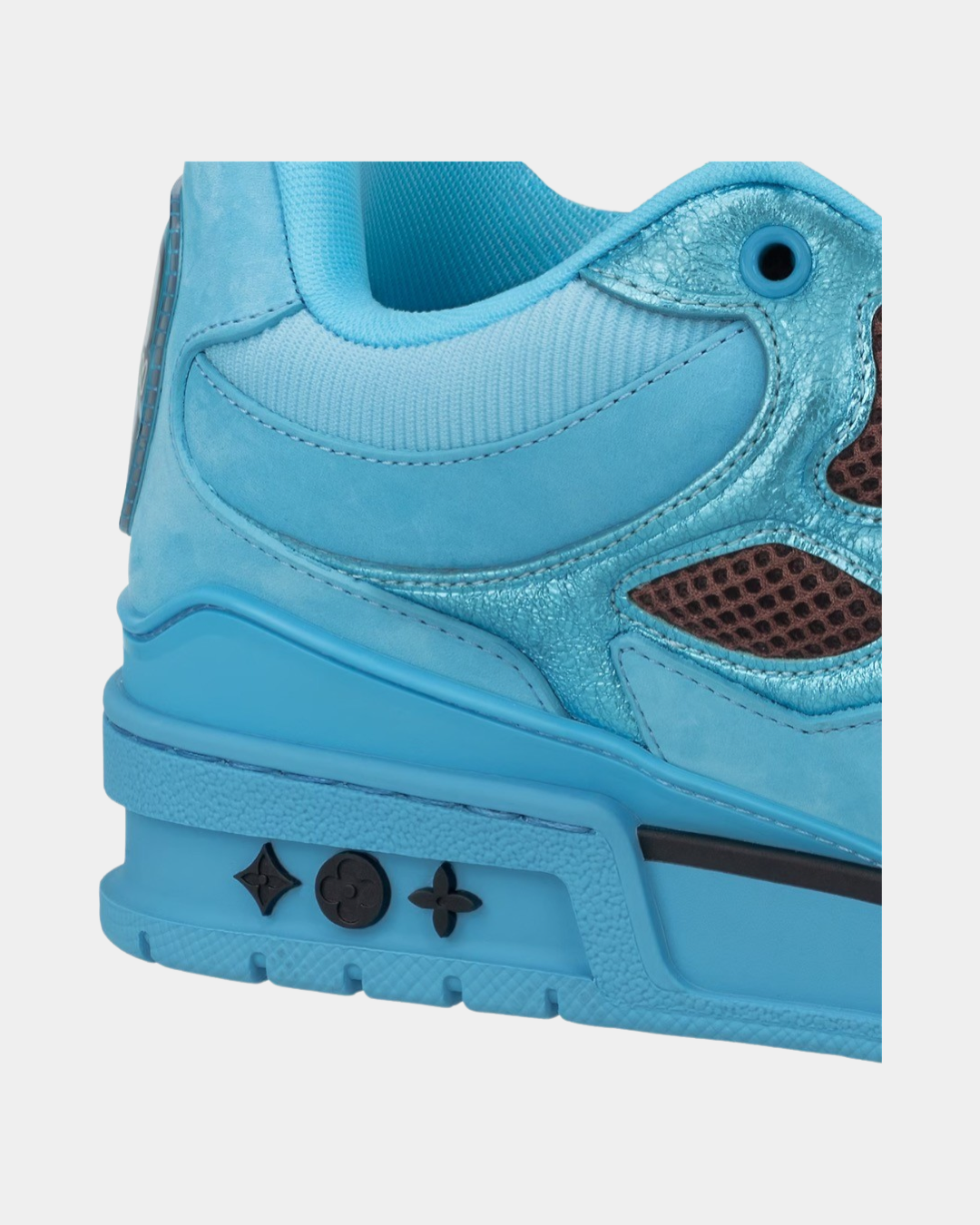 Louis Vuitton LV Sneaker 'Blue Brown' - Creps City