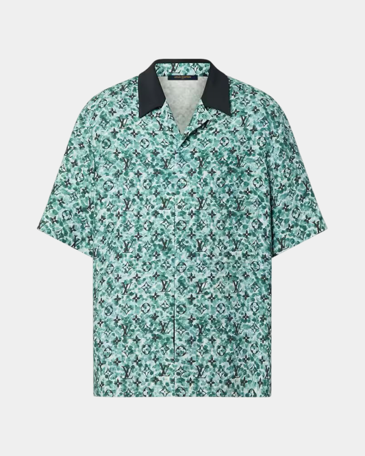 Louis Vuitton Monogram Crepe Short-Sleeved Shirt - Creps City