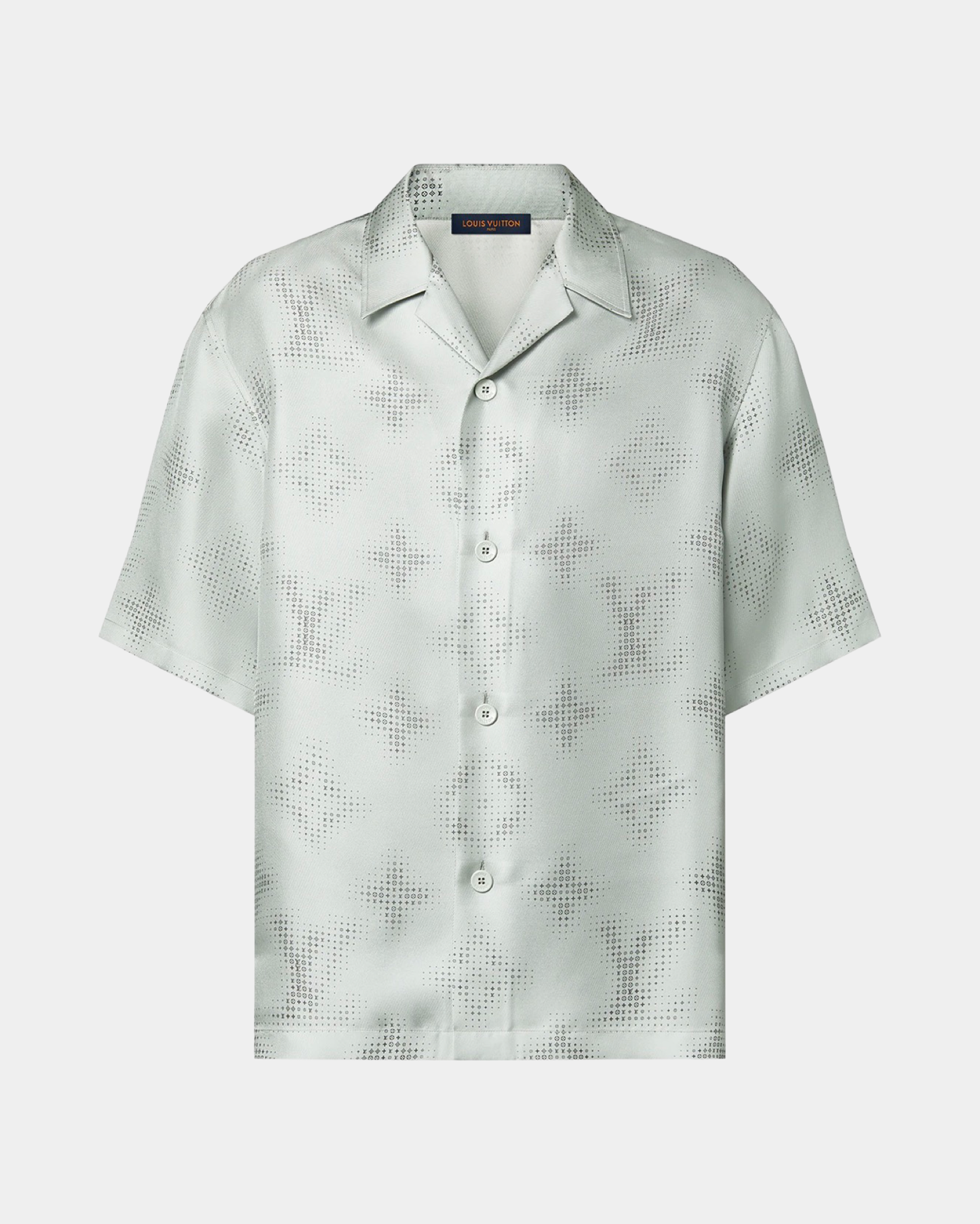 Louis Vuitton Monogram Short-Sleeved Printed Silk Shirt - Creps City