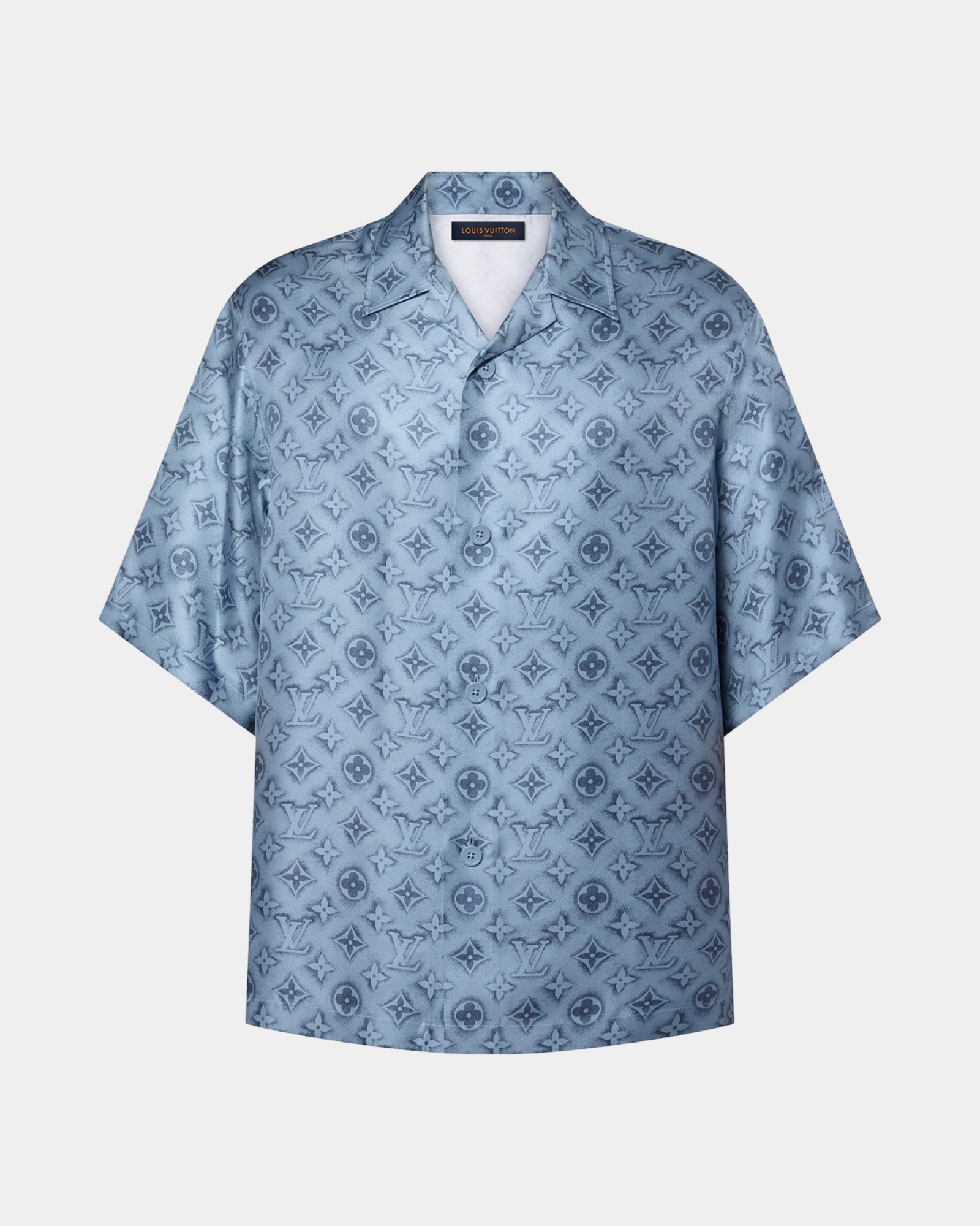Louis Vuitton Monogram Silk Short-Sleeved Shirt - Creps City