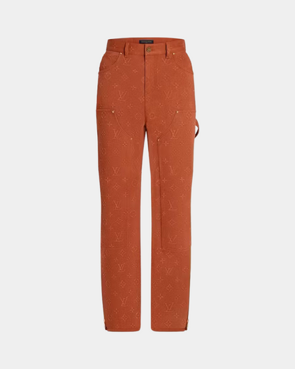 Louis Vuitton Monogram Workwear Denim Pants - Creps City