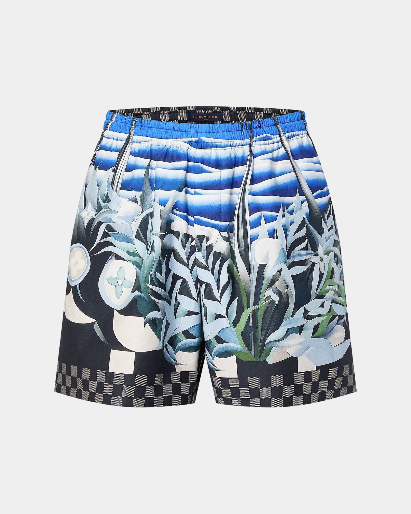 Louis Vuitton Printed Nylon Swim Shorts - Creps City