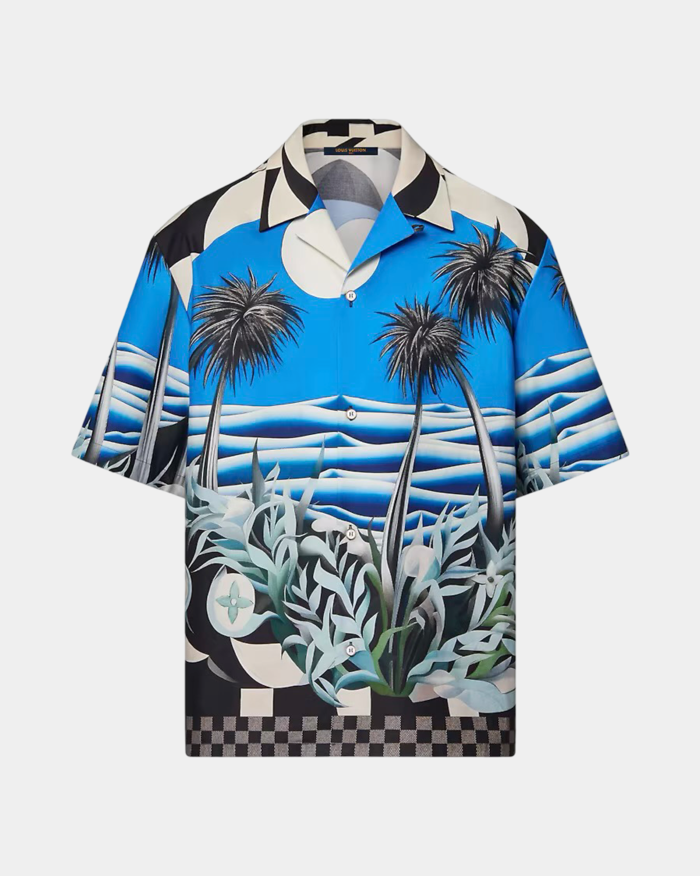 Louis Vuitton Printed Short-Sleeved Cotton Shirt - Creps City