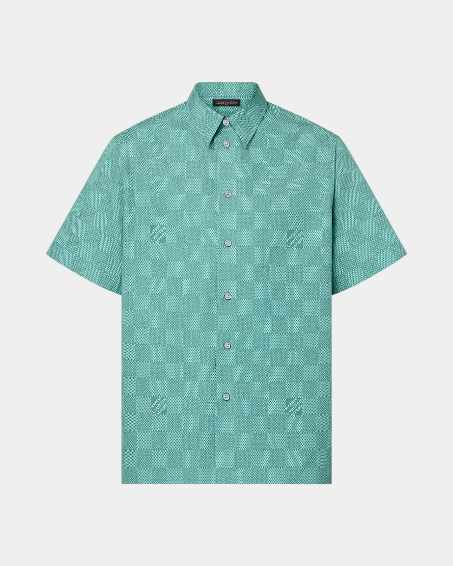 Louis Vuitton Printed Short-Sleeved Cotton Shirt - Creps City