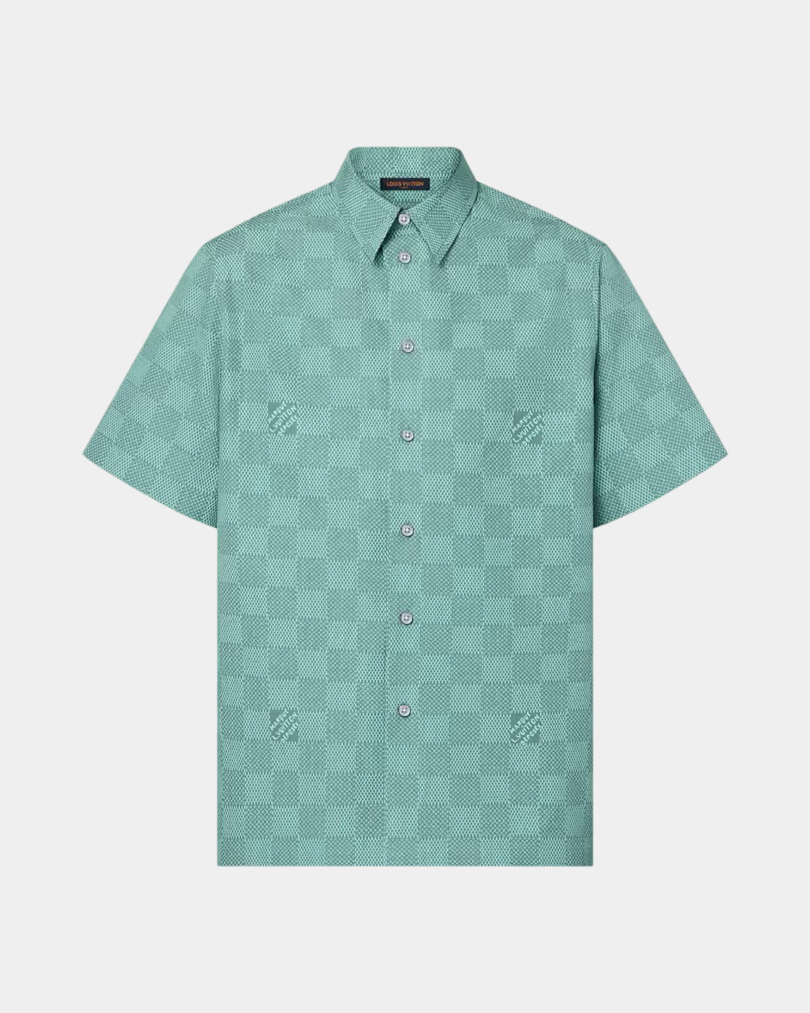 Louis Vuitton Printed Short-Sleeved Cotton Shirt - Creps City
