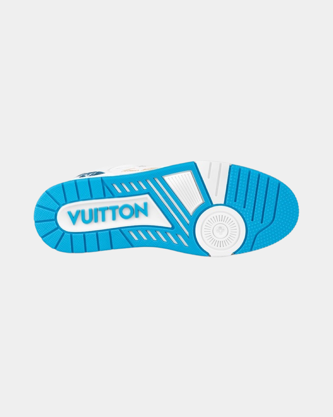 Louis Vuitton Trainer Monogram Blue Denim - Creps City