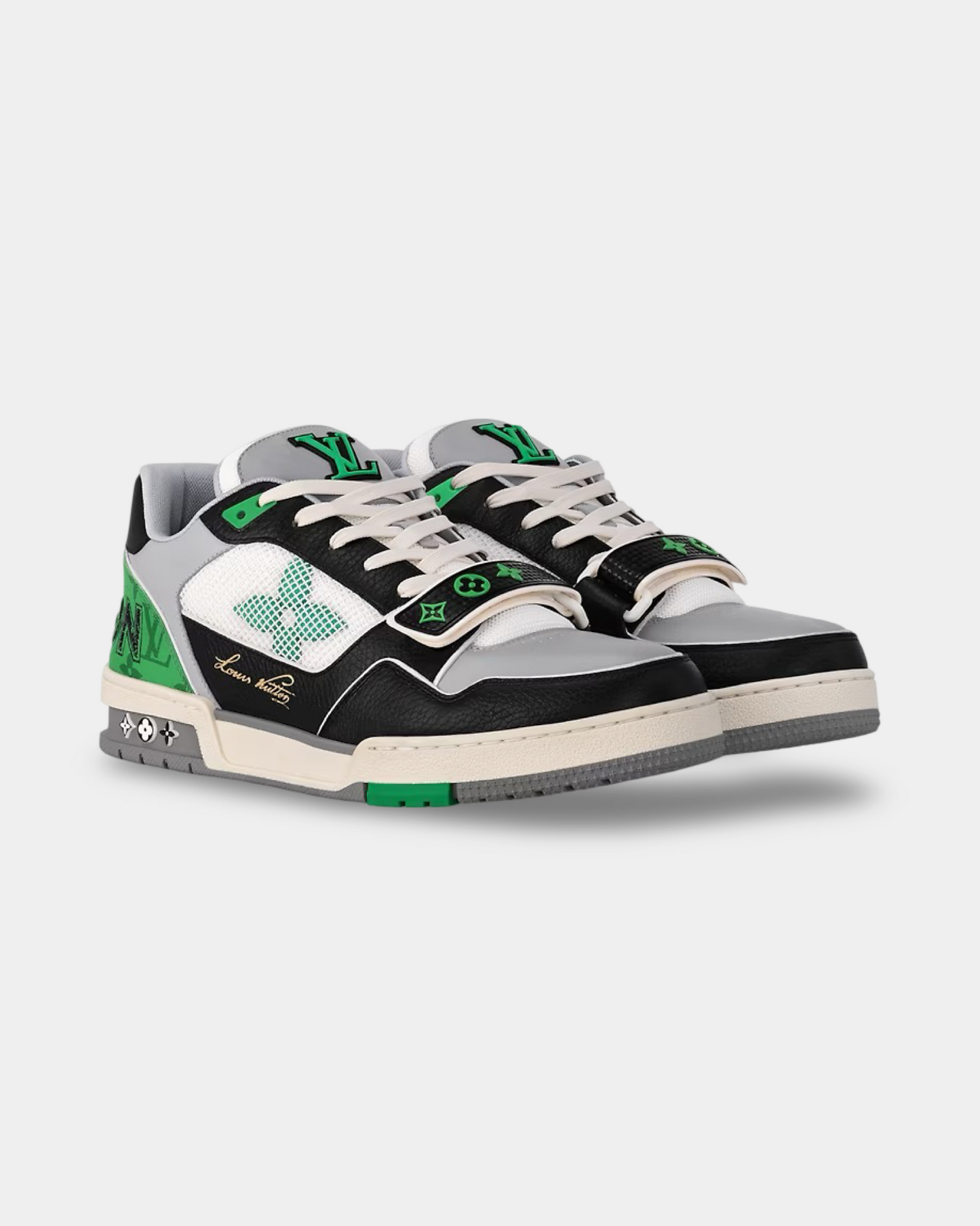 Louis Vuitton Trainer Sneaker Green - Creps City
