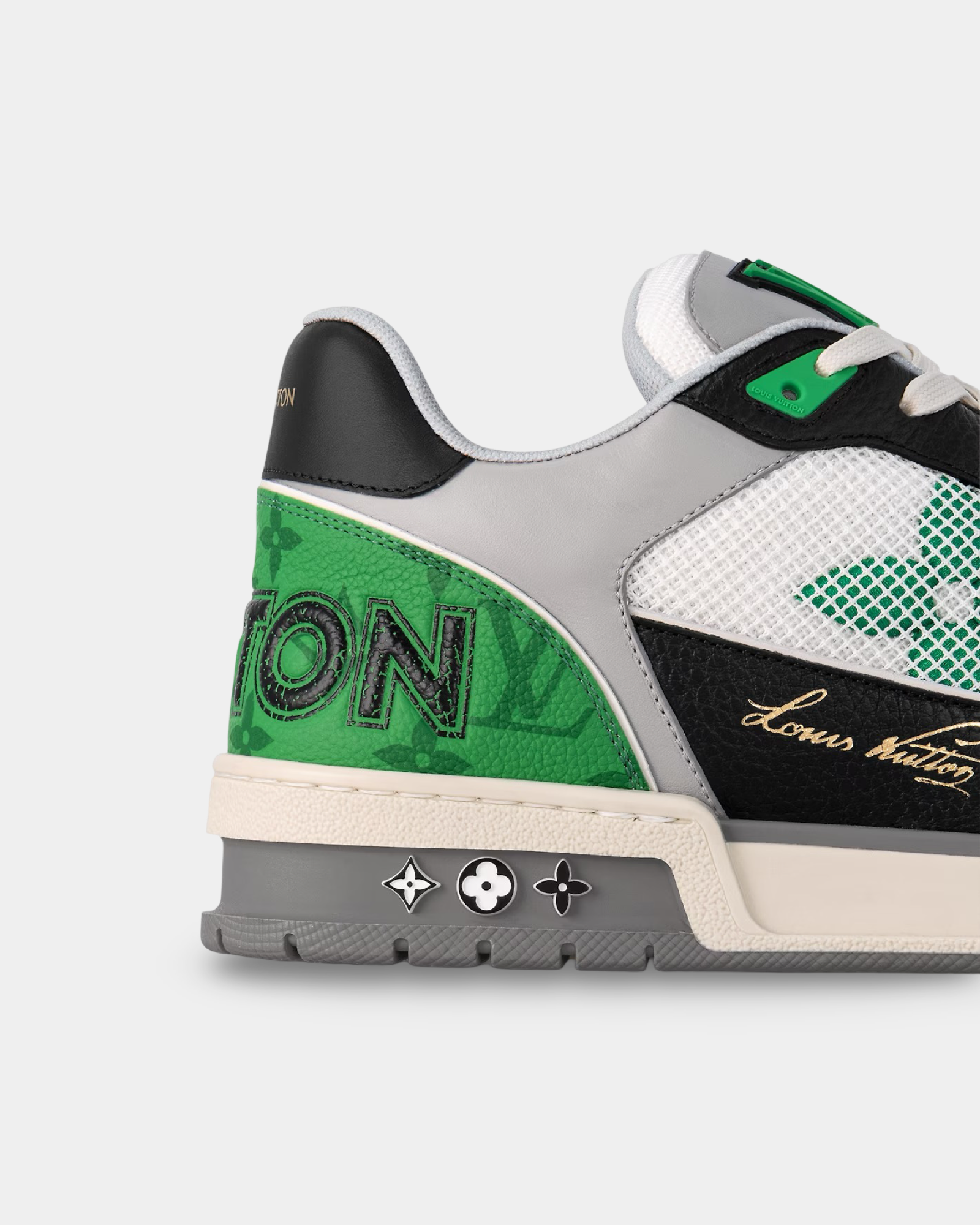 Louis Vuitton Trainer Sneaker Green - Creps City