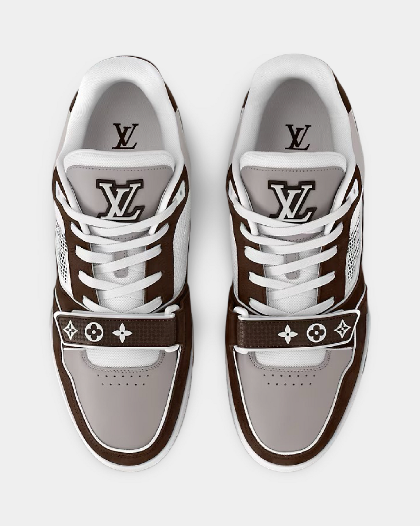 Louis Vuitton Trainer Sneaker Moka - Creps City