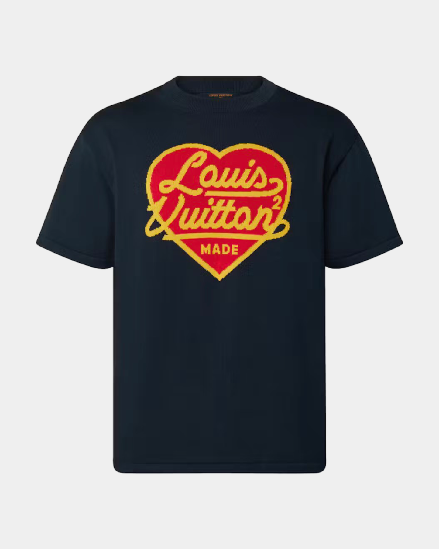 Louis Vuitton x Nigo Intarsia Jacquard Heart Crewneck Dark Ocean - Creps City