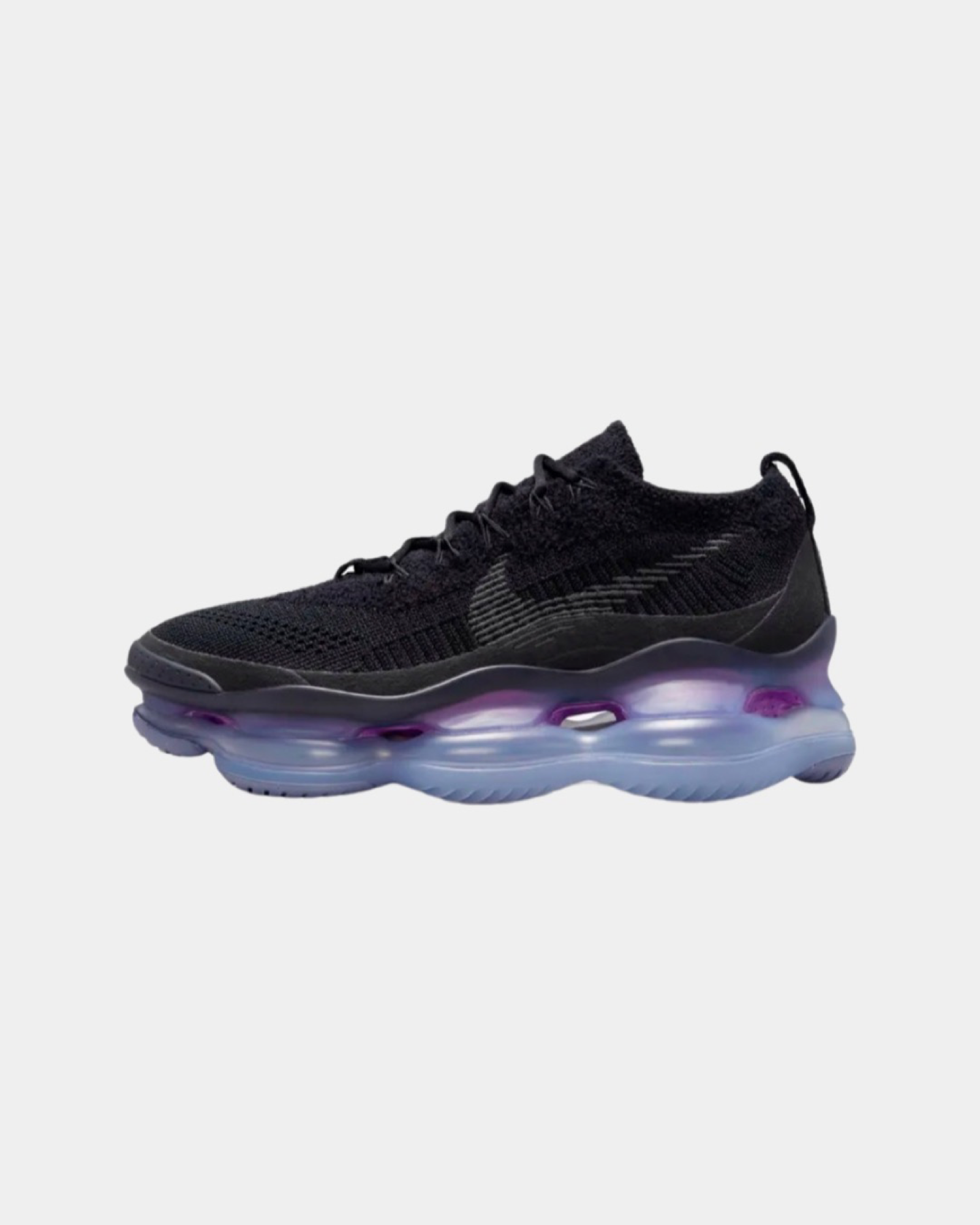 Nike Air Max Scorpion Flyknit 'Black & Purple' - Creps City