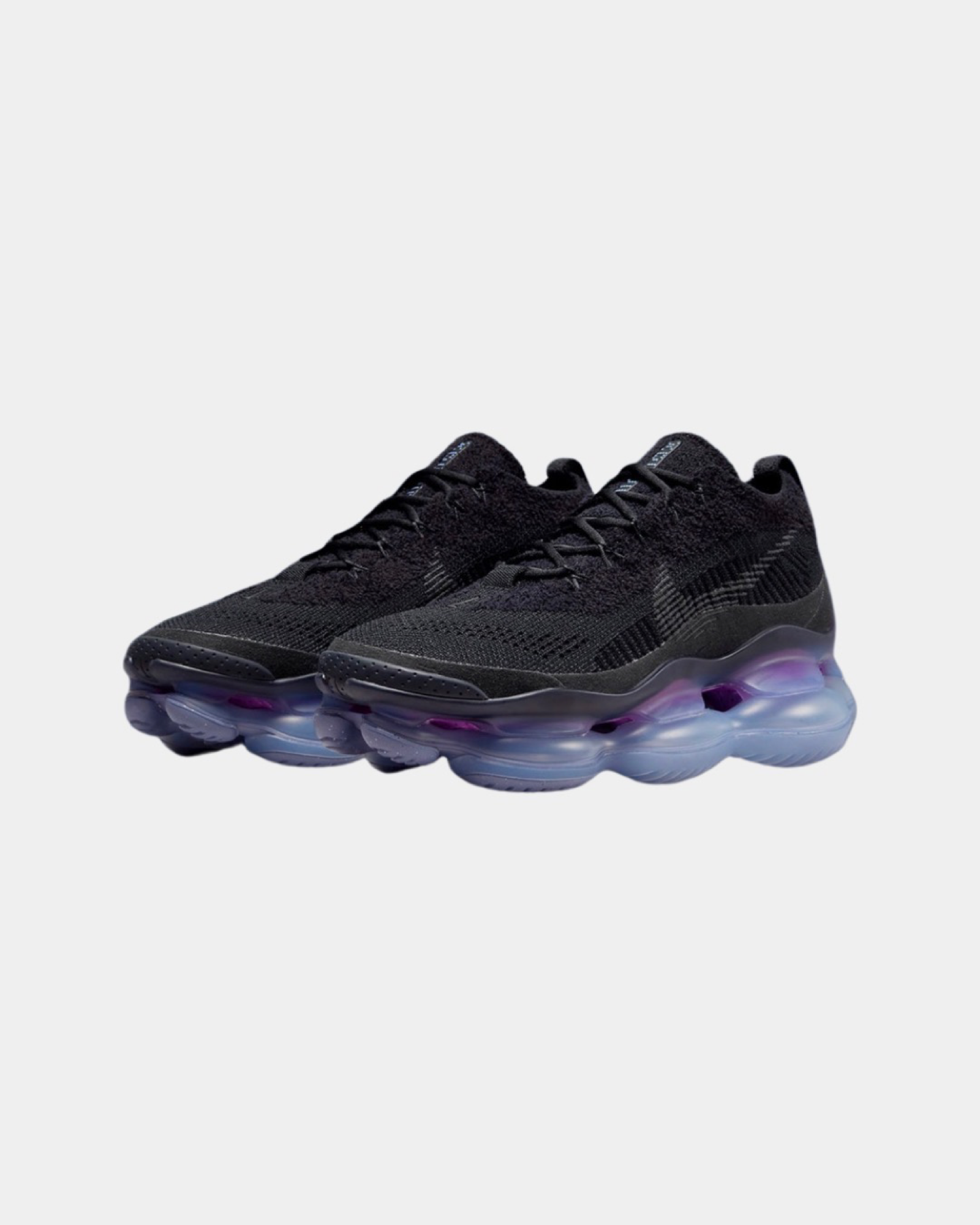 Nike Air Max Scorpion Flyknit 'Black & Purple' - Creps City