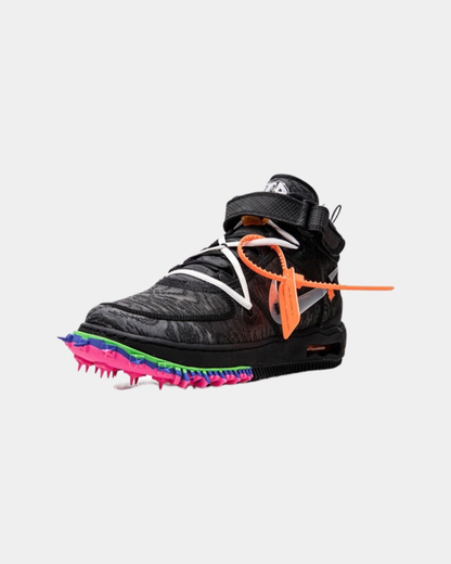 Off-White X Nike Air Force 1 Mid ‘Black’ - Creps City