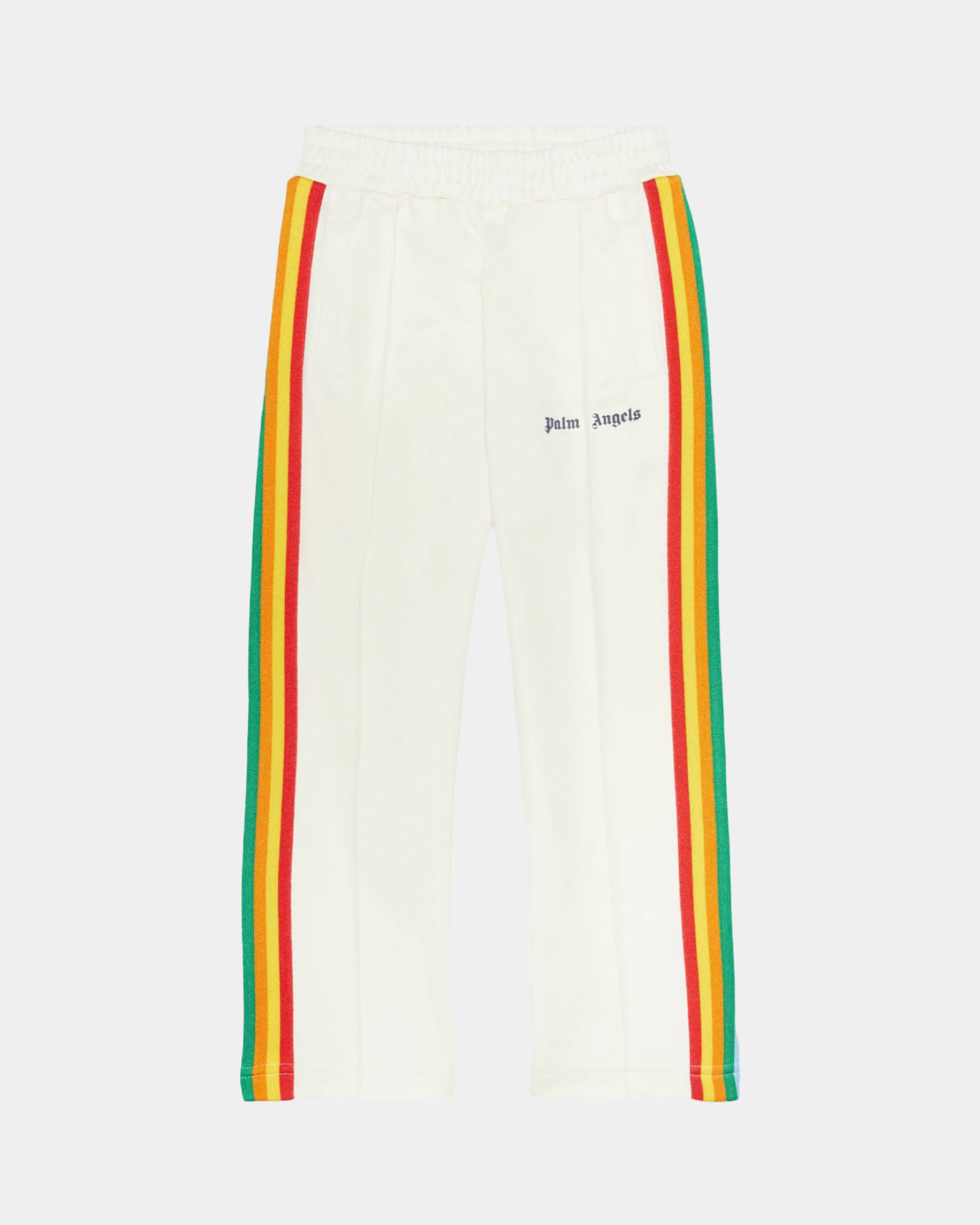 Palm Angels Rainbow Track Pants 'White' - Creps City