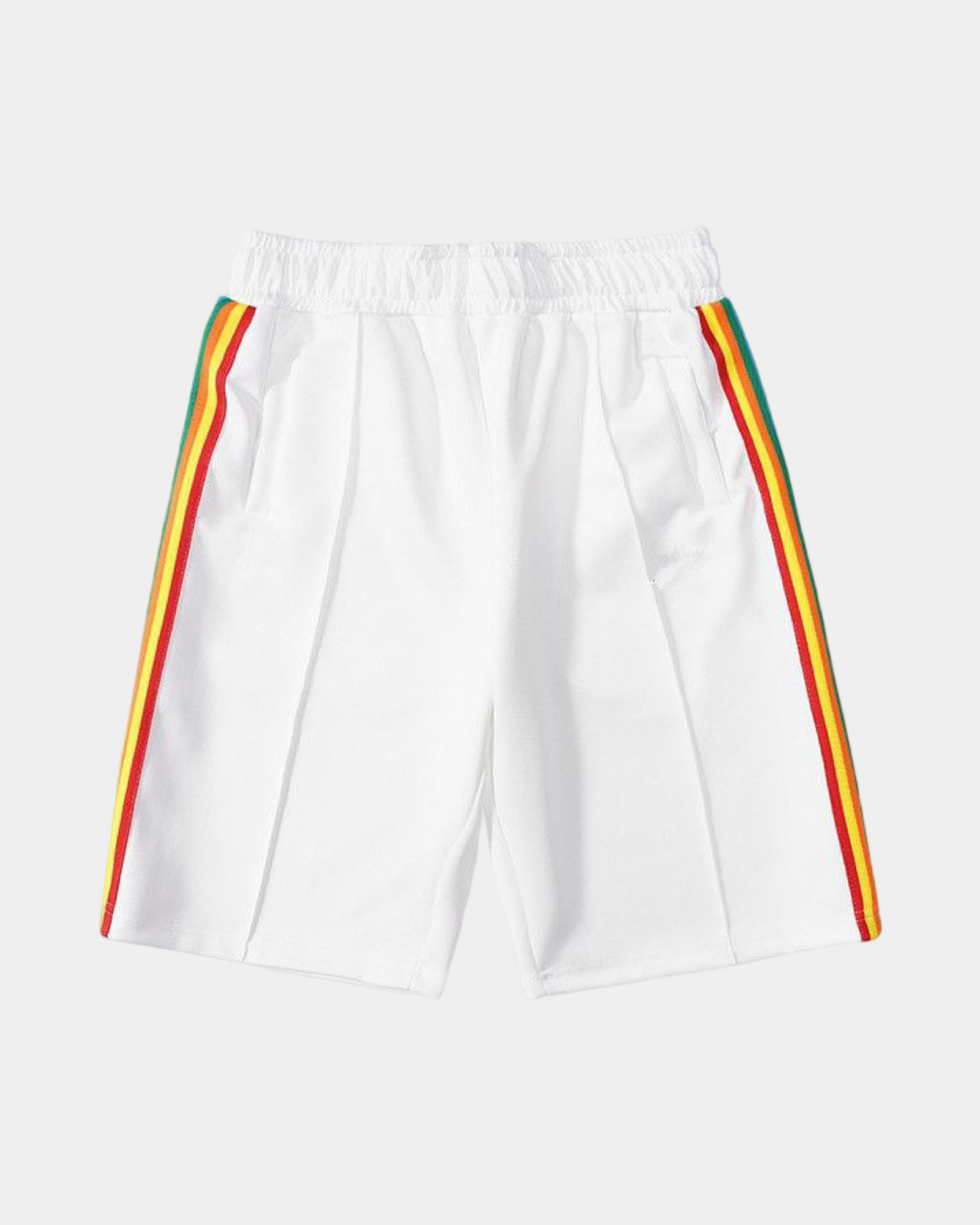 Palm Angels Rainbow Track Short 'White' - Creps City