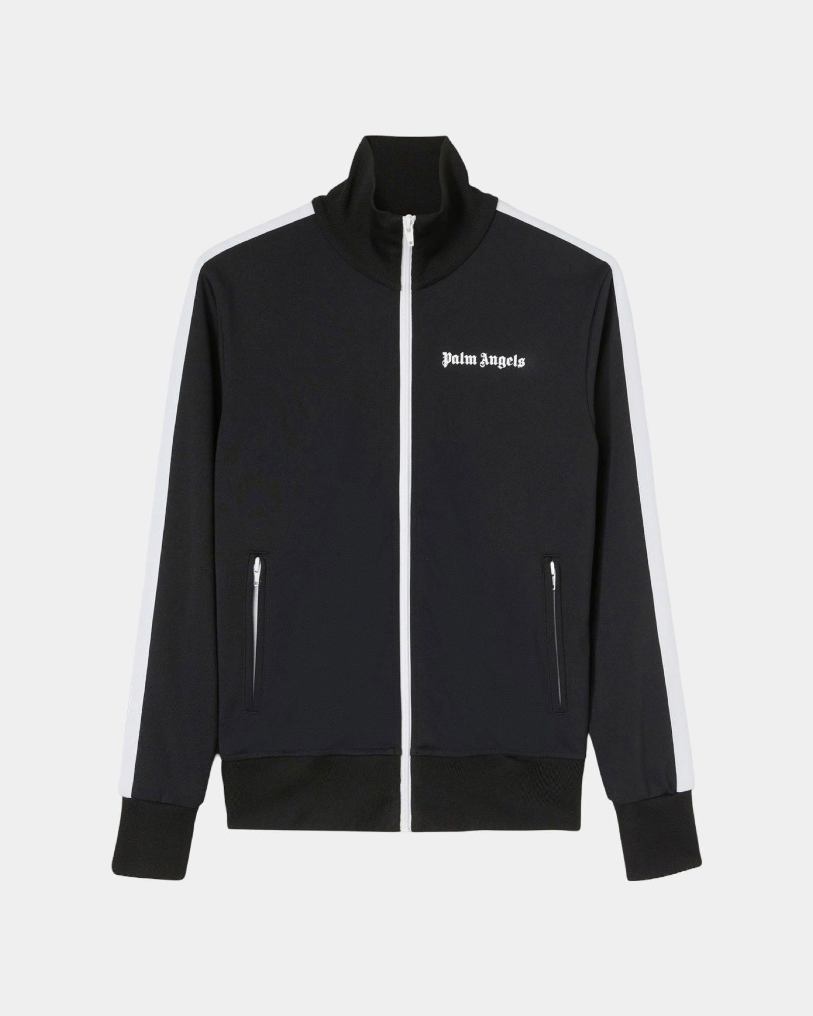 Palm Angels Track Jacket 'Black White' - Creps City