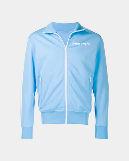 Palm Angels Track Jacket 'Light Blue White' - Creps City