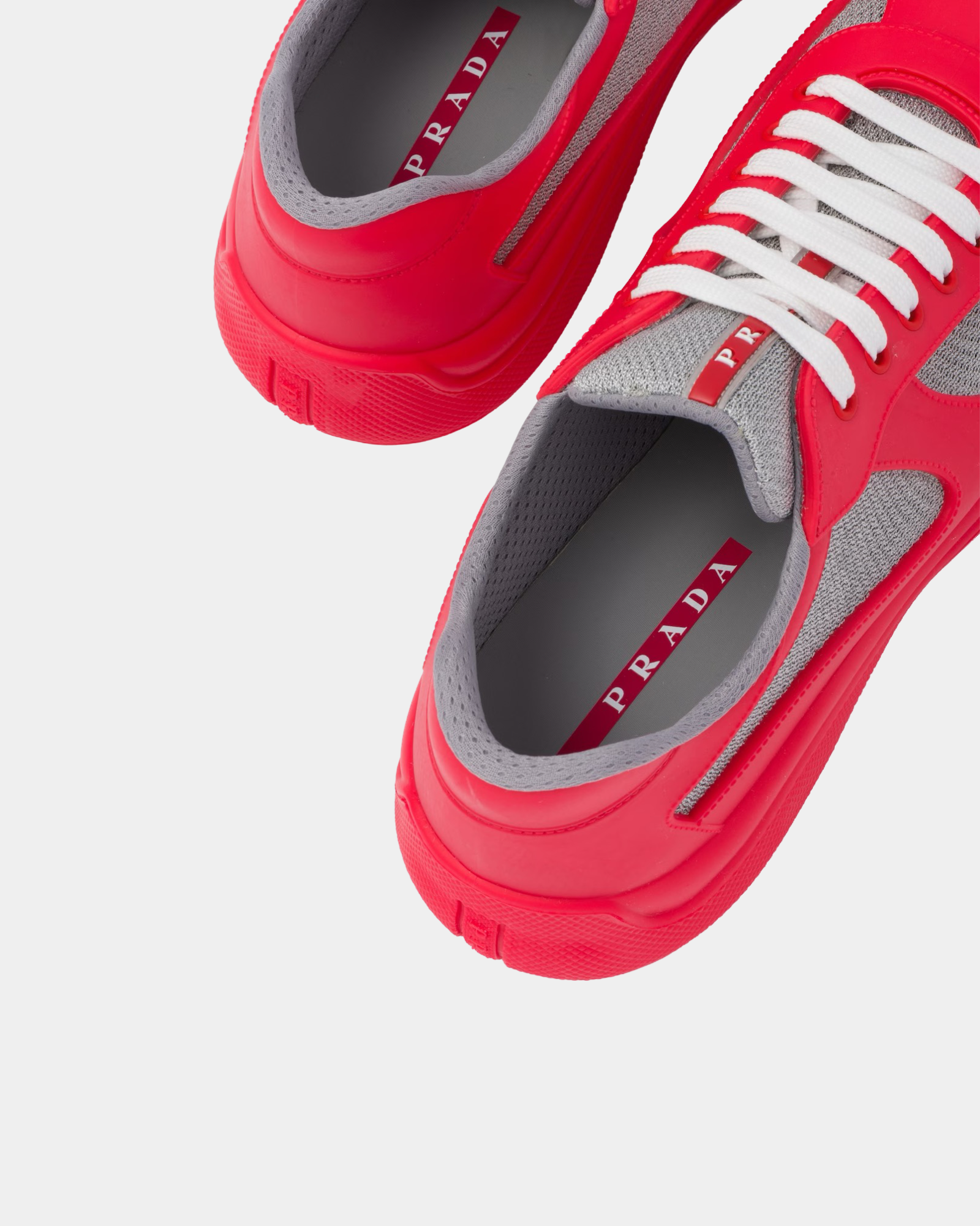 Prada America's Cup Soft Rubber And Bike Fabric Sneaker - Creps City