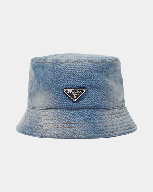 Prada Denim Bucket Hat - Creps City