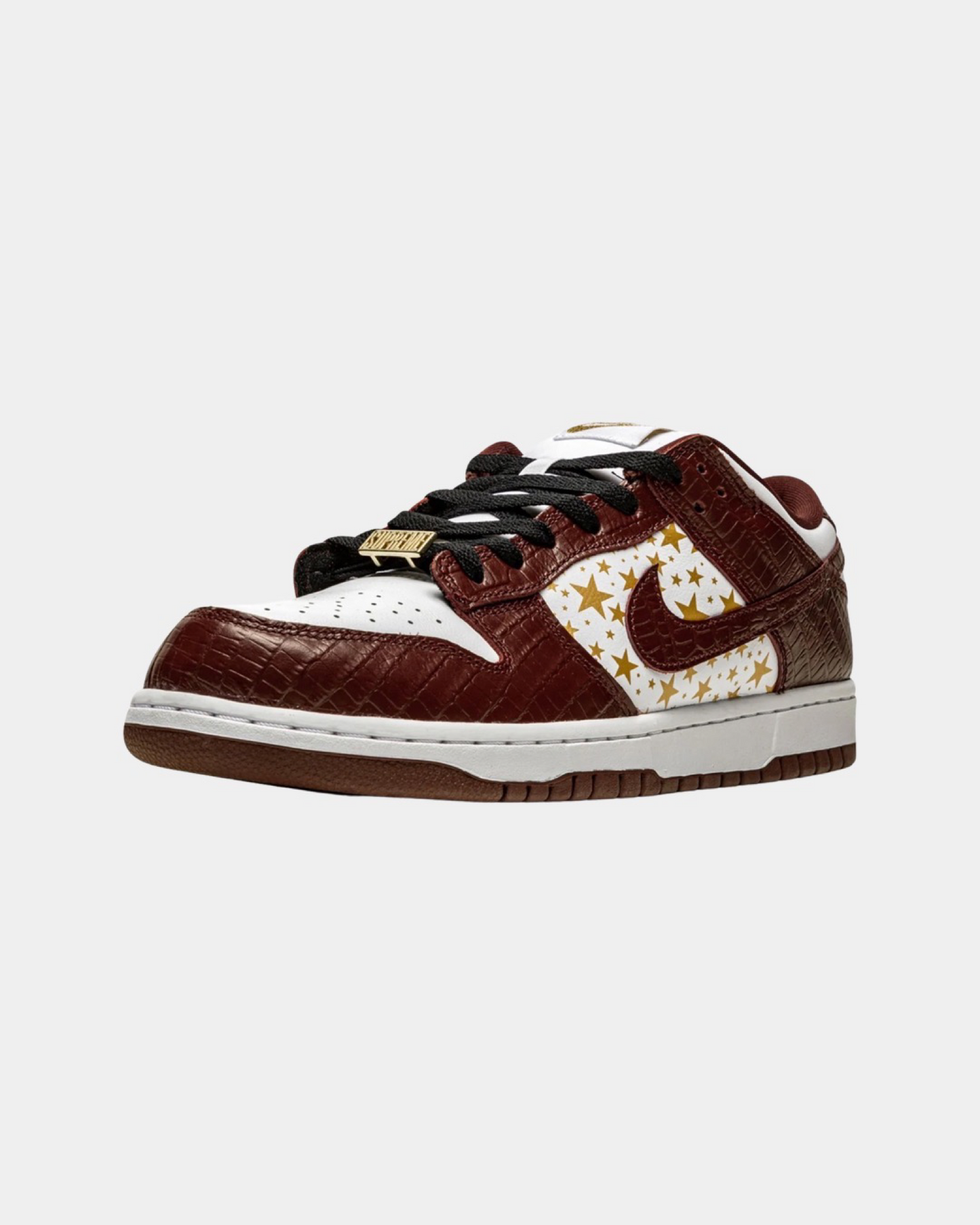 Supreme x Nike SB Dunk Low 'Stars - Barkroot Brown' - Creps City