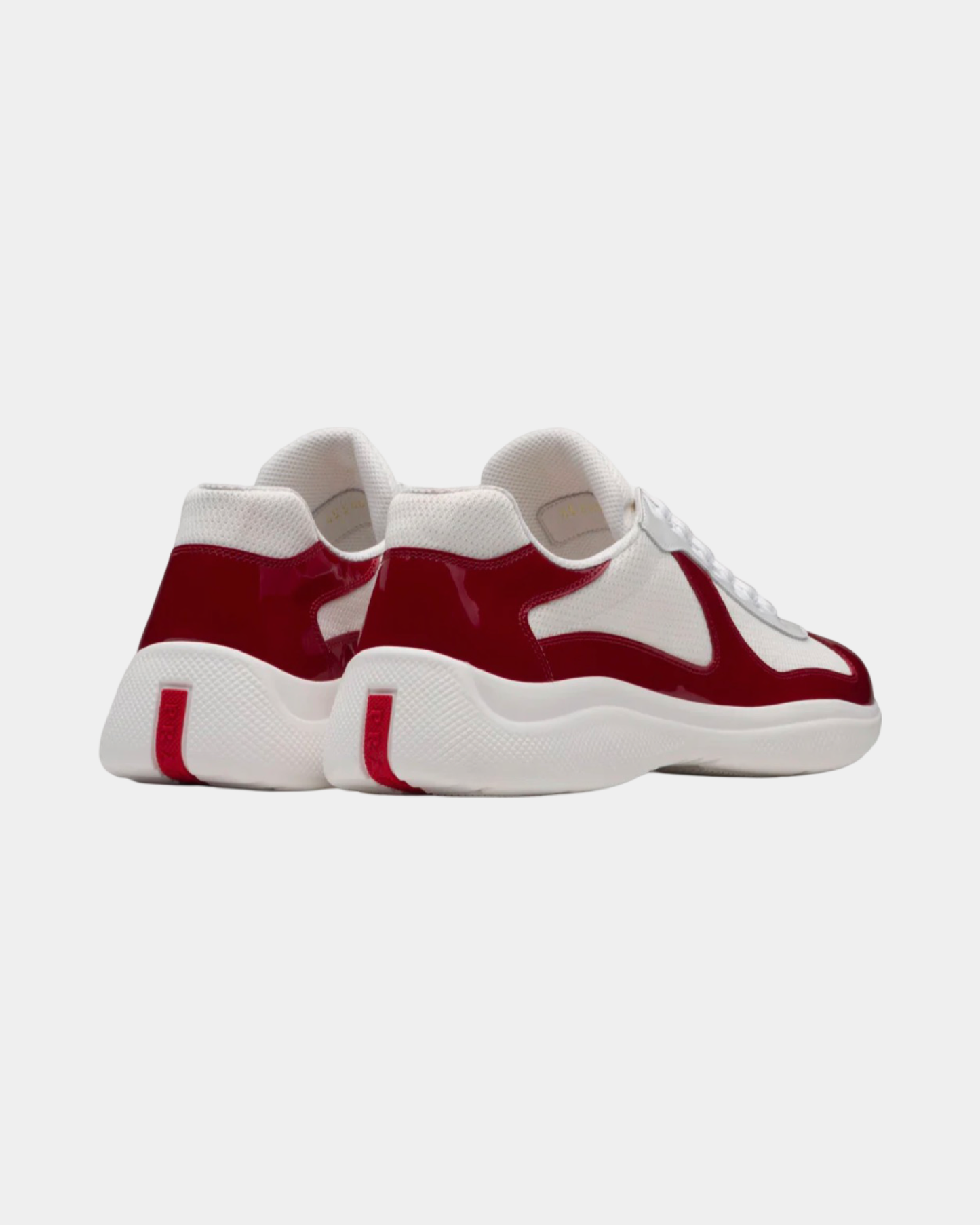 Prada America's Cup Ruby Red / White Sneaker - Creps City